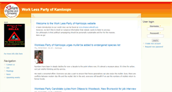 Desktop Screenshot of kamloops.worklessparty.org